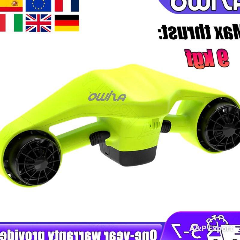 Asiwo Unterwasser-Scooter mit Action-Kamera