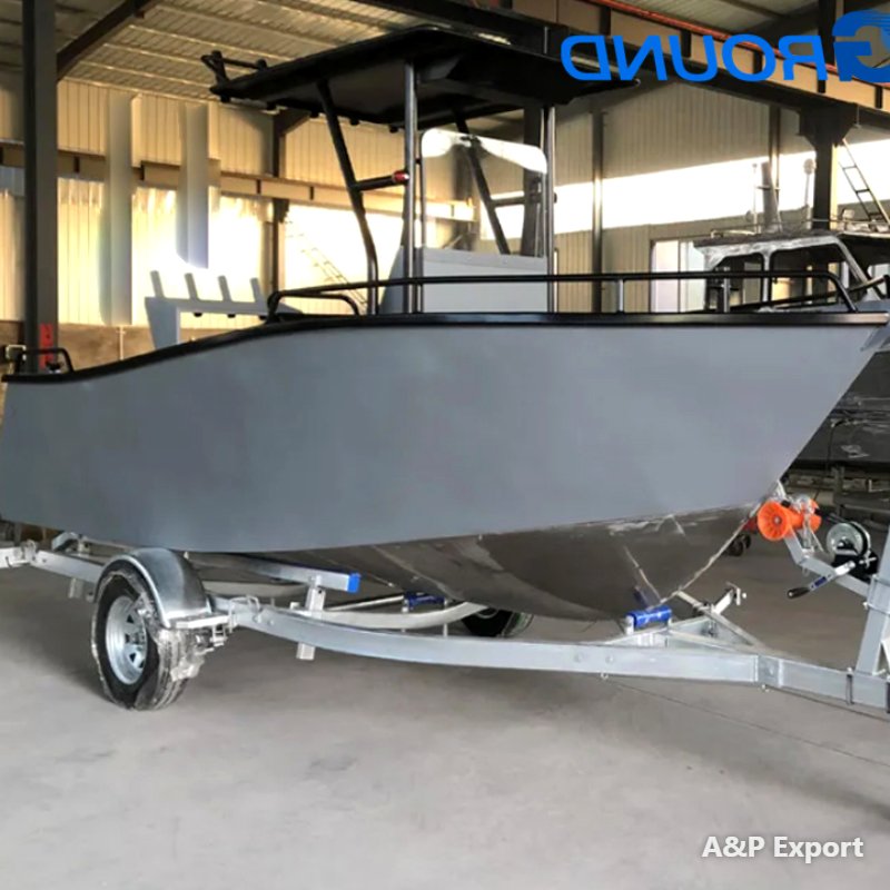 Center Console Aluminium Angelboot +T-Top