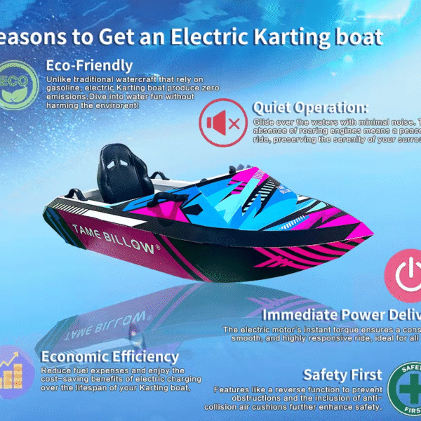 Second image of Tame Billow 15 kW Electric Power Jet Boat / Kartboat